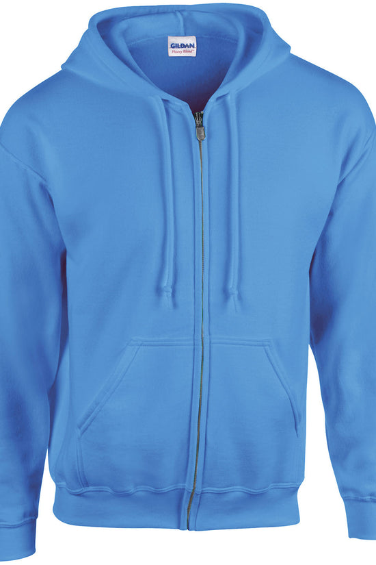 Gildan Heavy Blend Full Zip Hooded Sweatshirt Unisex Adult Plus Sizes