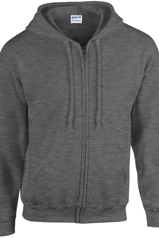 Gildan Heavy Blend Full Zip Hooded Sweatshirt Unisex Adult Plus Sizes