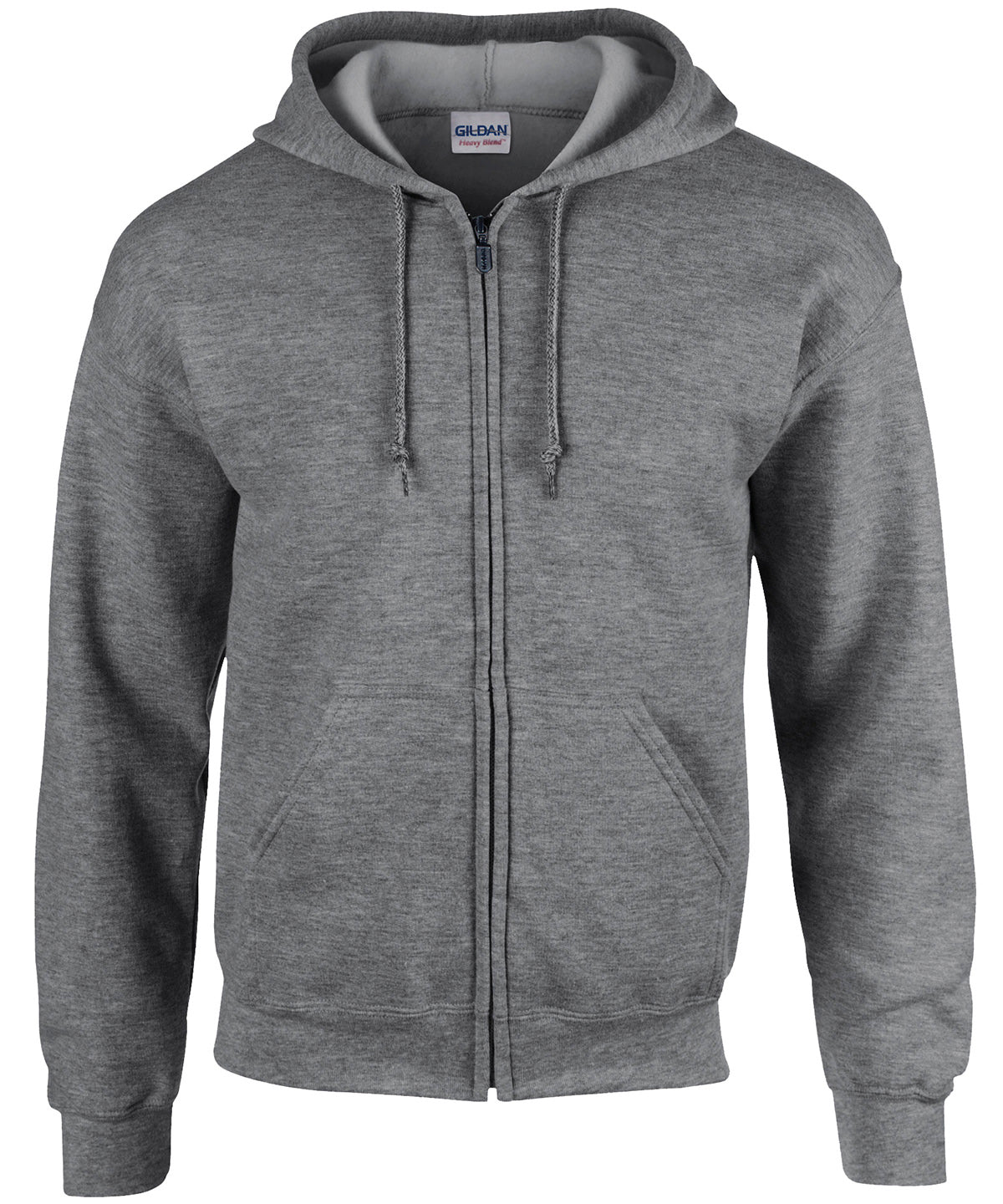 Gildan Heavy Blend Full Zip Hooded Sweatshirt Unisex Adult Plus Sizes