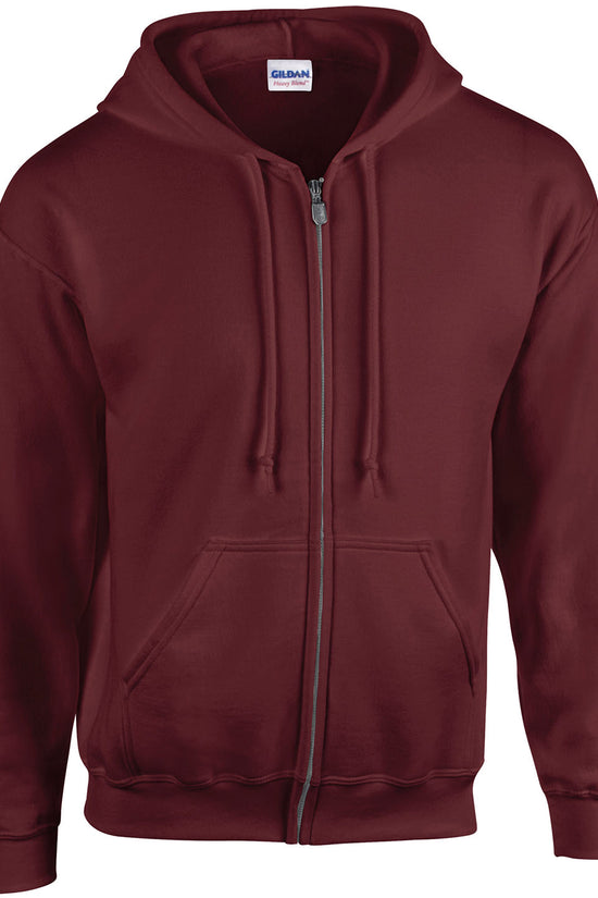 Gildan Heavy Blend Full Zip Hooded Sweatshirt Unisex Adult Plus Sizes
