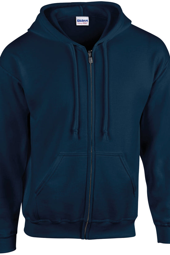 Gildan Heavy Blend Full Zip Hooded Sweatshirt Unisex Adult Plus Sizes