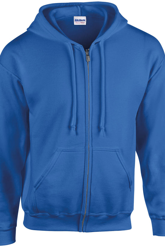 Gildan Heavy Blend Full Zip Hooded Sweatshirt Unisex Adult Plus Sizes