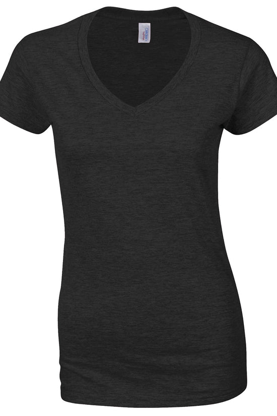 Premium Gildan Softstyle Womens VNeck TShirt