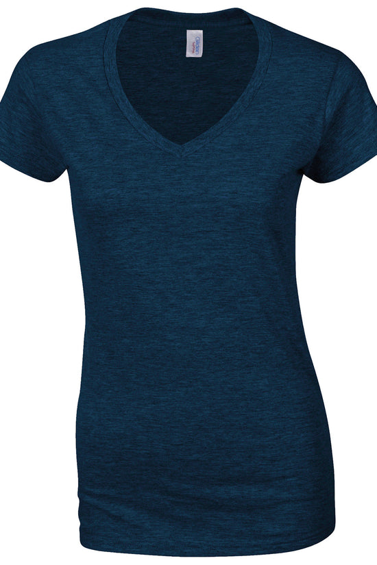 Premium Gildan Softstyle Womens VNeck TShirt