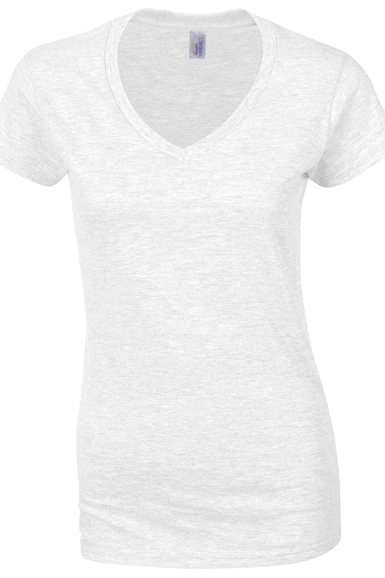 Premium Gildan Softstyle Womens VNeck TShirt