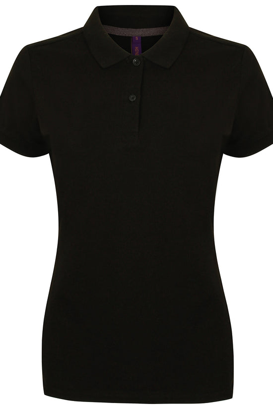 Womens Modern Fit Microfine Pique Polo Shirt