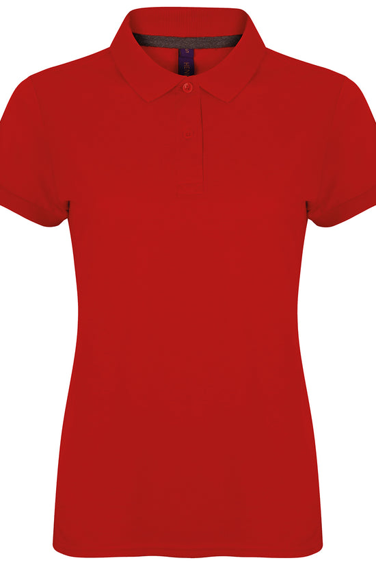 Womens Modern Fit Microfine Pique Polo Shirt