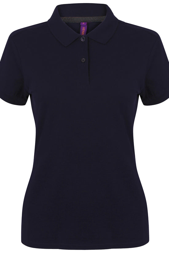 Womens Modern Fit Microfine Pique Polo Shirt