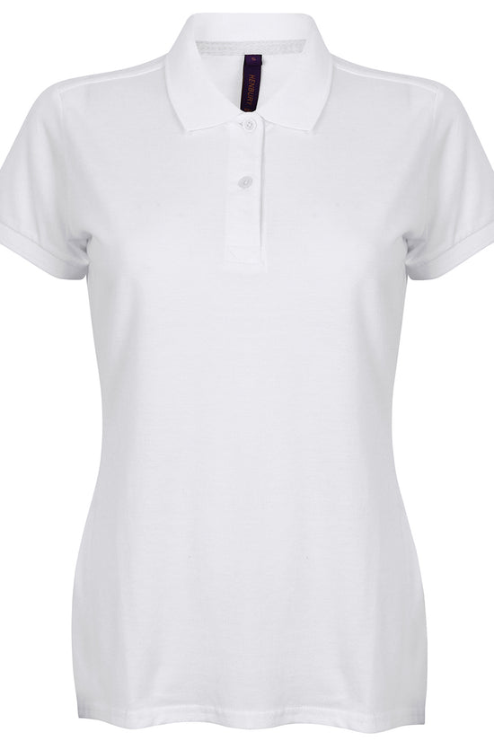 Womens Modern Fit Microfine Pique Polo Shirt