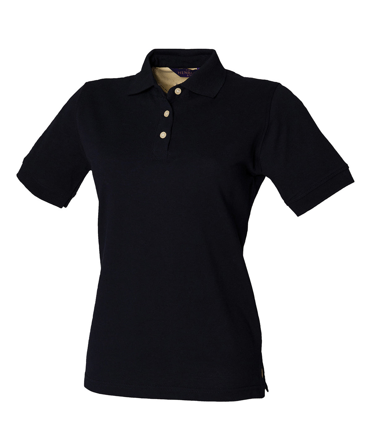 Henbury Womens Classic Cotton Pique Polo Shirt Casual Polo for Women