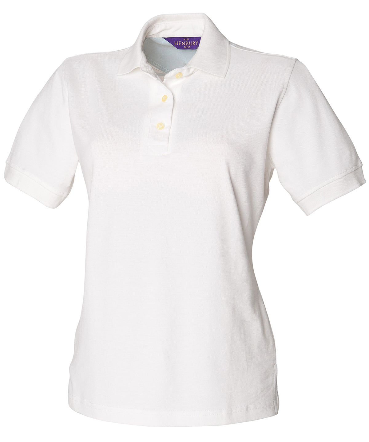 Henbury Womens Classic Cotton Pique Polo Shirt Casual Polo for Women
