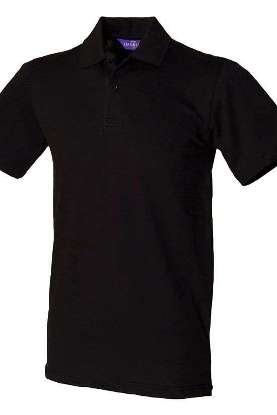 Henbury Stretch Pique Polo Shirt Unisex Casual Polo
