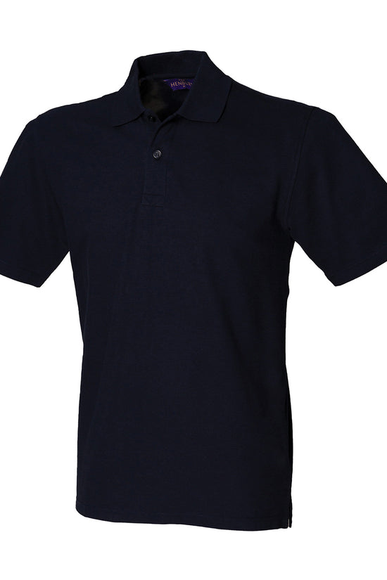 Henbury Stretch Pique Polo Shirt Unisex Casual Polo