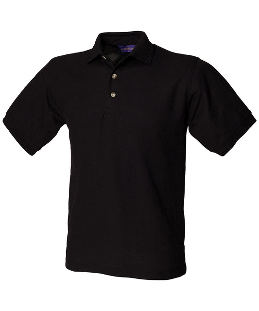 Henbury Ultimate 6535 Heavyweight Piqu Polo Shirt
