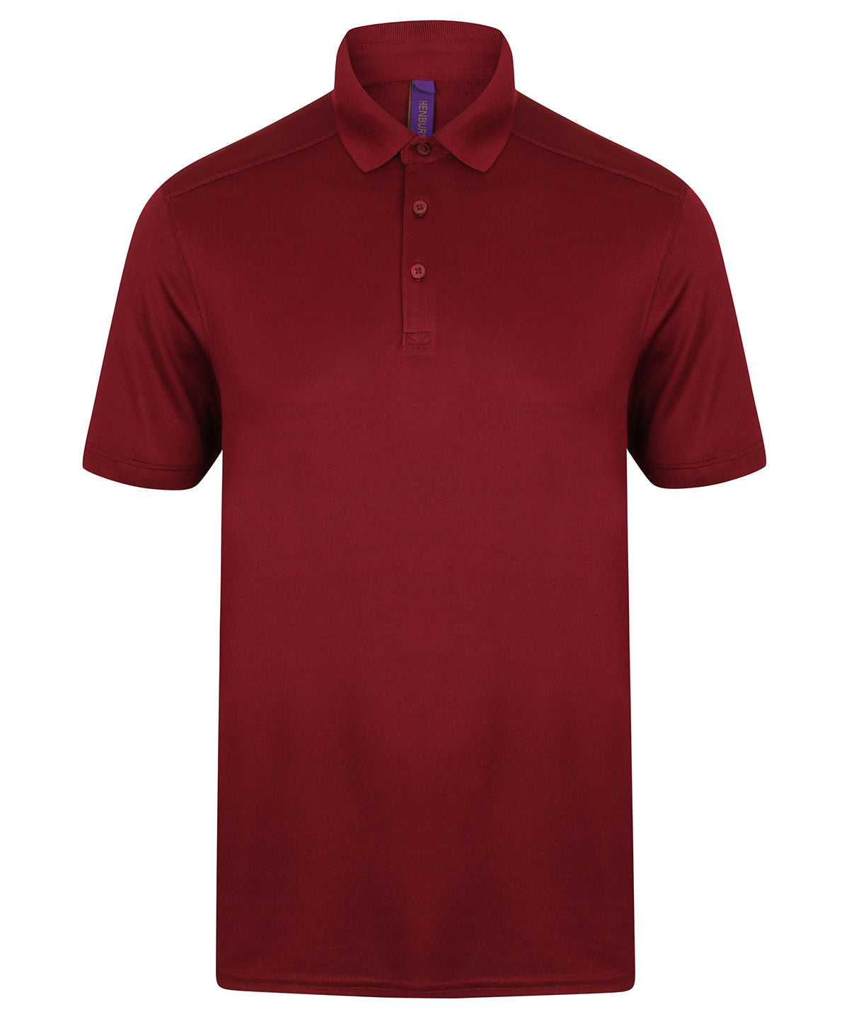Henbury Stretch Slim Fit Wicking Polo Shirt for Men