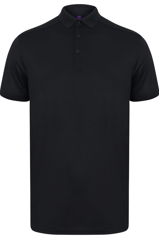 Henbury Stretch Slim Fit Wicking Polo Shirt for Men