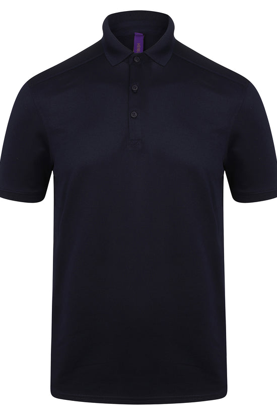 Henbury Stretch Slim Fit Wicking Polo Shirt for Men