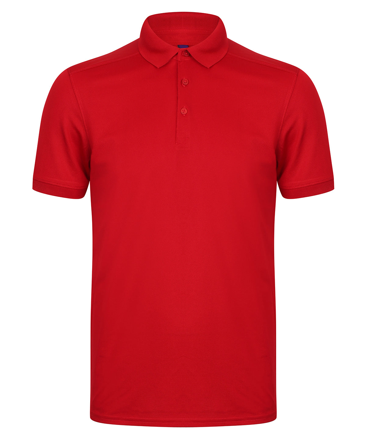 Henbury Stretch Slim Fit Wicking Polo Shirt for Men