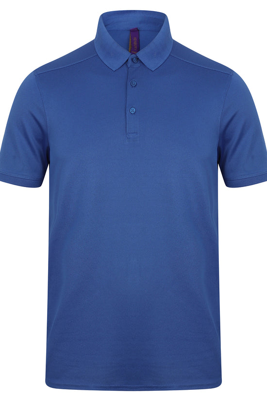 Henbury Stretch Slim Fit Wicking Polo Shirt for Men