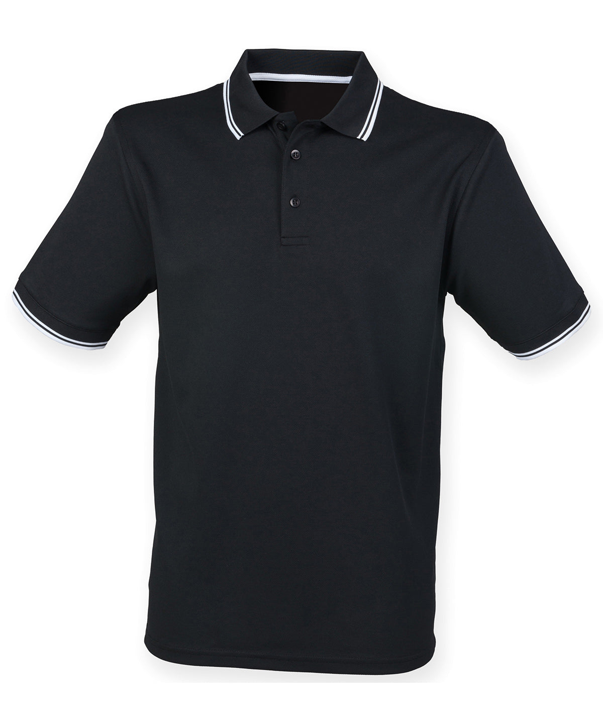 Henbury Double Tipped Coolplus Polo Shirt for Men in Plus Sizes