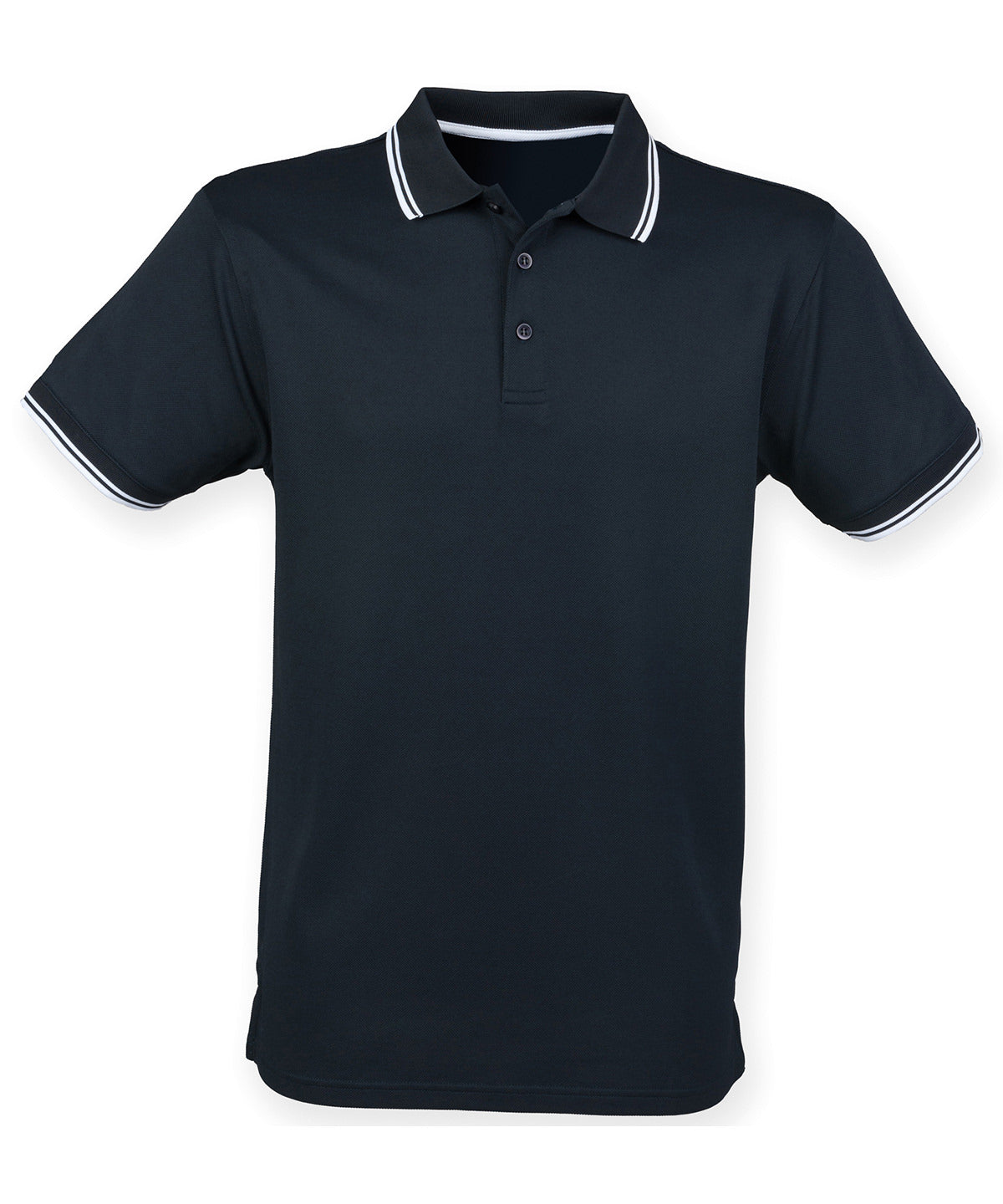 Henbury Double Tipped Coolplus Polo Shirt for Men in Plus Sizes