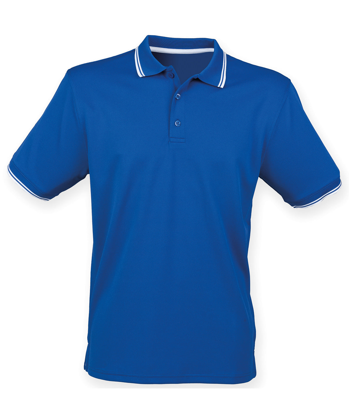 Henbury Double Tipped Coolplus Polo Shirt for Men in Plus Sizes