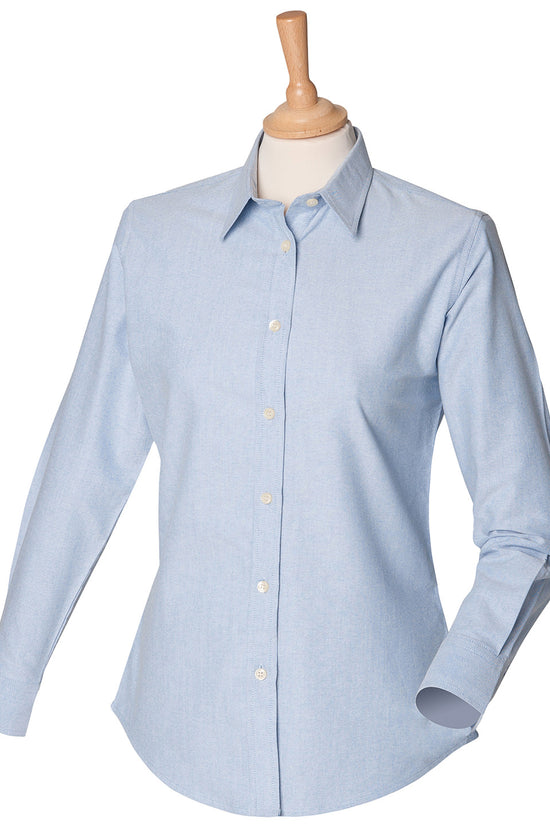 Henbury Womens Classic Oxford Shirt Plus Sizes