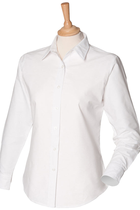 Henbury Womens Classic Oxford Shirt Plus Sizes