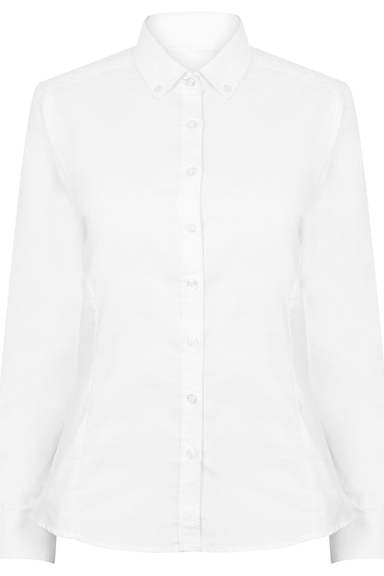 Henbury Womens Modern Fitted Oxford Shirt Plus Sizes