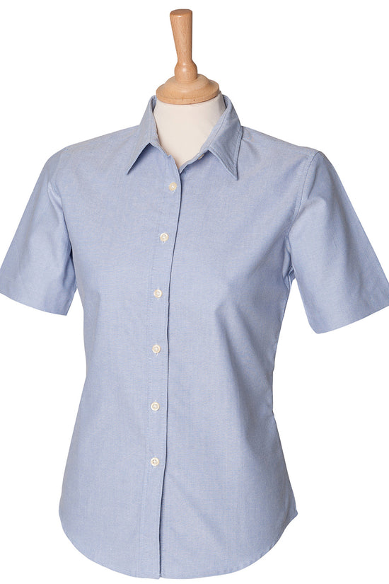 Henbury Womens Classic Oxford Shirt Plus Sizes