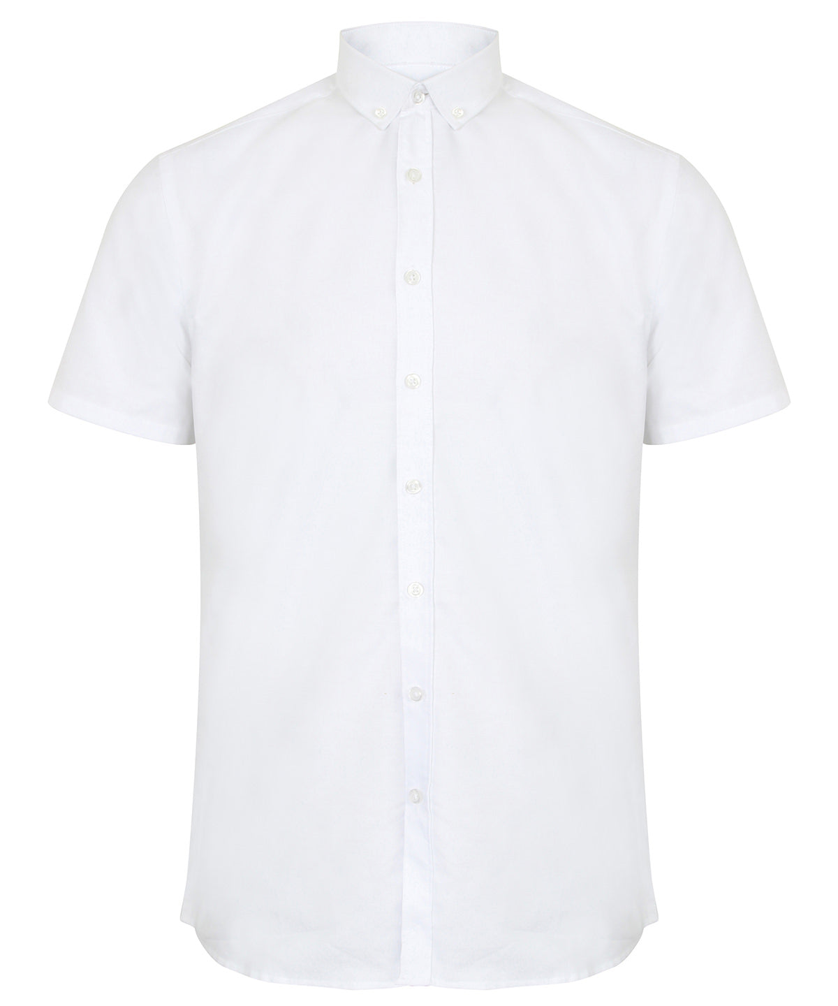Henbury Modern Oxford Short Sleeve Shirt Regular Fit