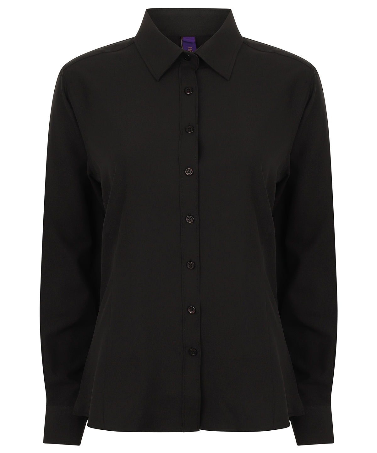 Henbury Womens Wicking Antibacterial Long Sleeve Shirt