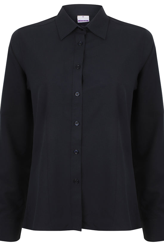 Henbury Womens Wicking Antibacterial Long Sleeve Shirt