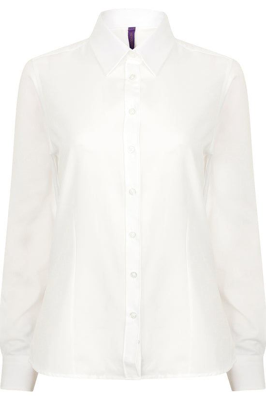 Henbury Womens Wicking Antibacterial Long Sleeve Shirt