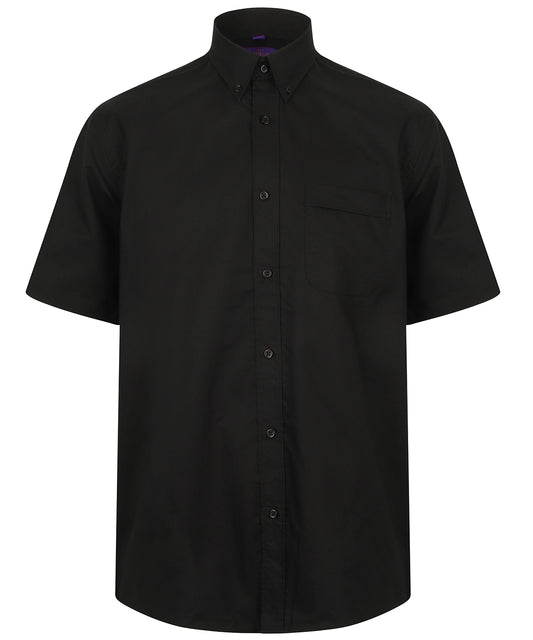 Henbury Wicking Antibacterial Short Sleeve Shirt for Men