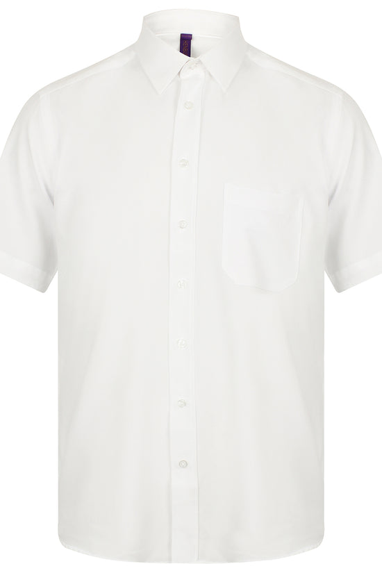 Henbury Wicking Antibacterial Short Sleeve Shirt for Men