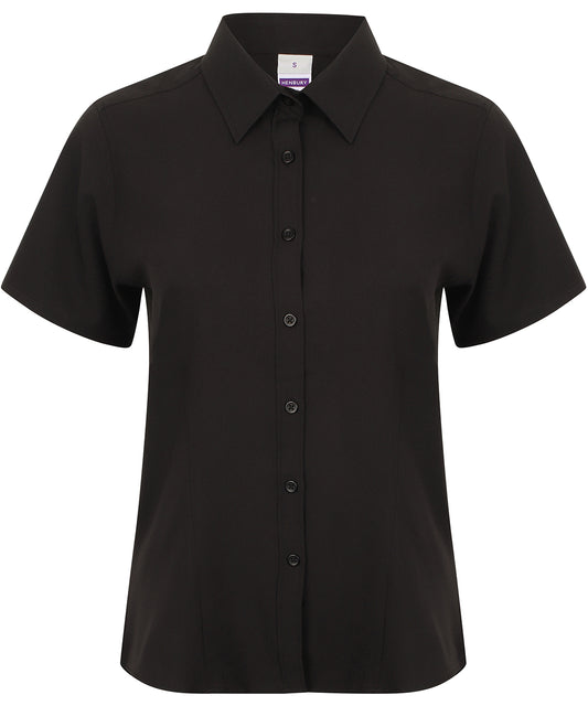 Henbury Womens Antibacterial Wicking Short Sleeve Shirt