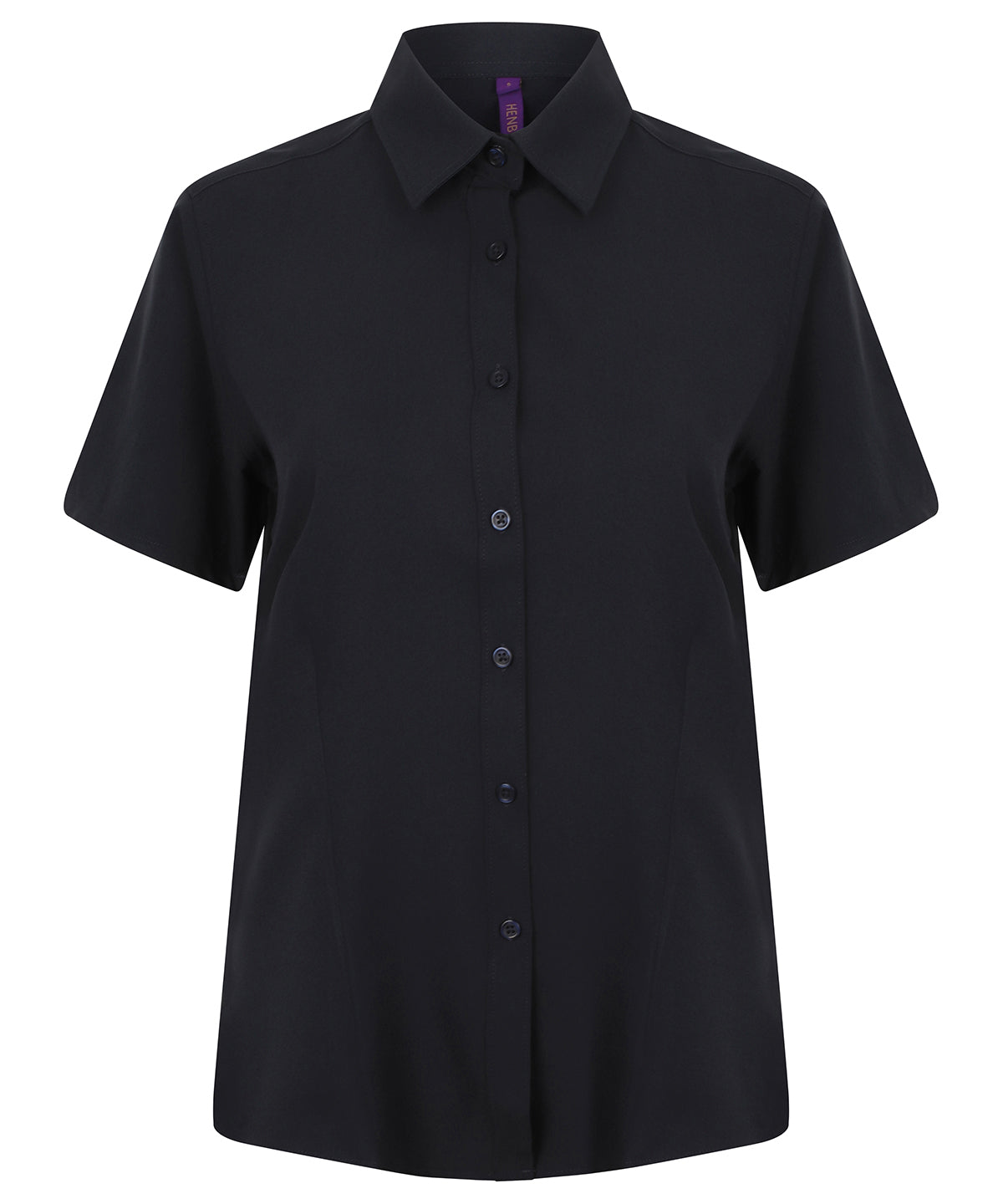 Henbury Womens Antibacterial Wicking Short Sleeve Shirt