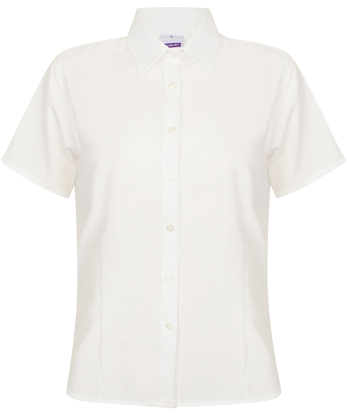 Henbury Womens Antibacterial Wicking Short Sleeve Shirt