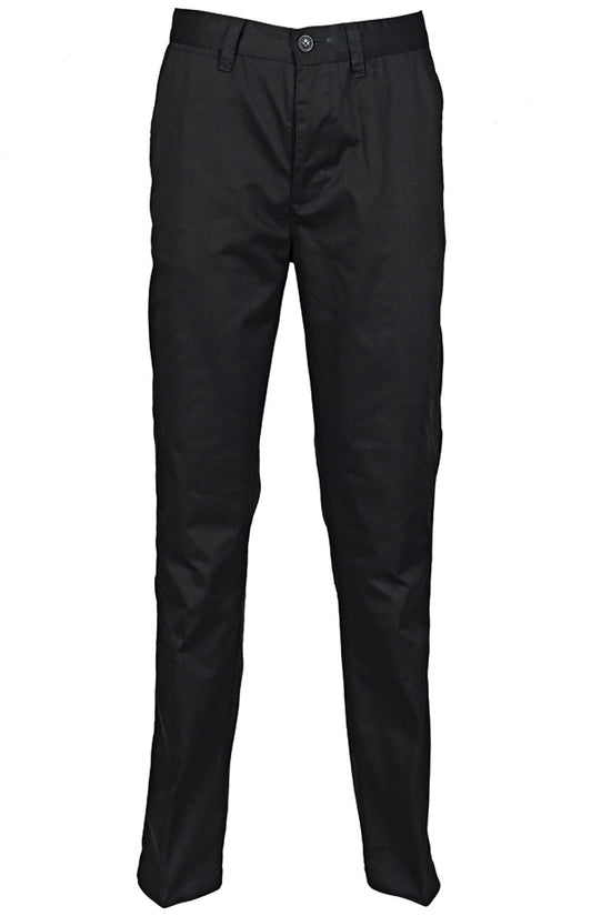 Henbury Mens Flat Front Chino Trousers Plus Size Tailored Fit