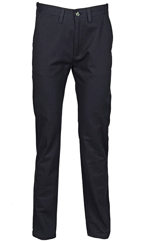 Henbury Mens Flat Front Chino Trousers Plus Size Tailored Fit