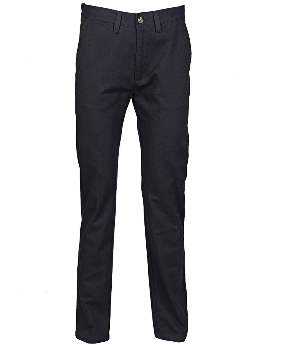 Henbury Mens Flat Front Chino Trousers Plus Size Tailored Fit