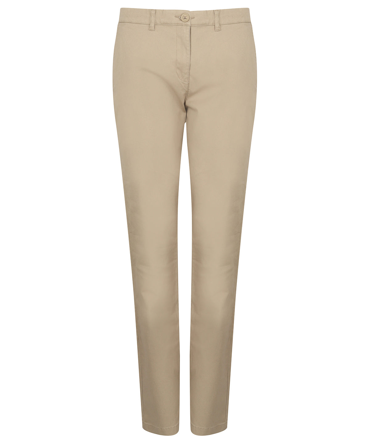Henbury Womens Stretch Chinos Slim Fit Comfortable Trousers