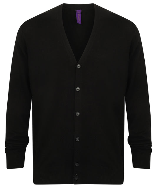 Classic VButton Cardigan in Plus Sizes for Men