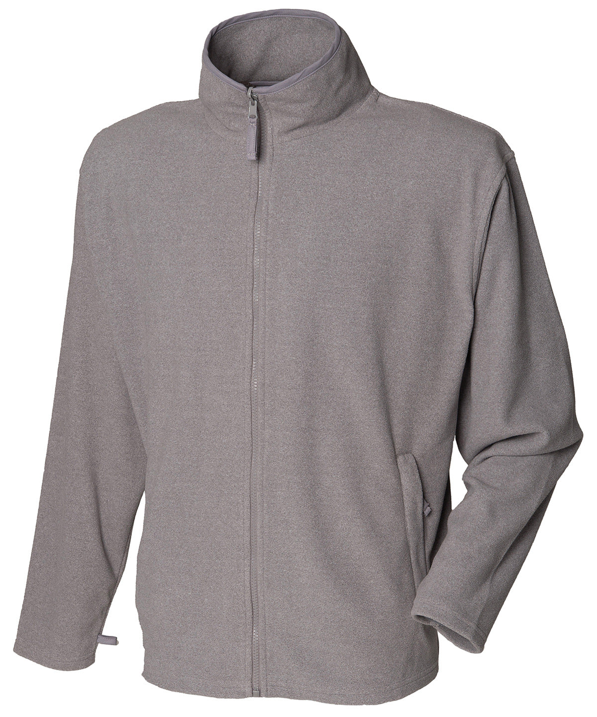 Henbury Microfleece Jacket for Men Plus Size Fleece Outerwear