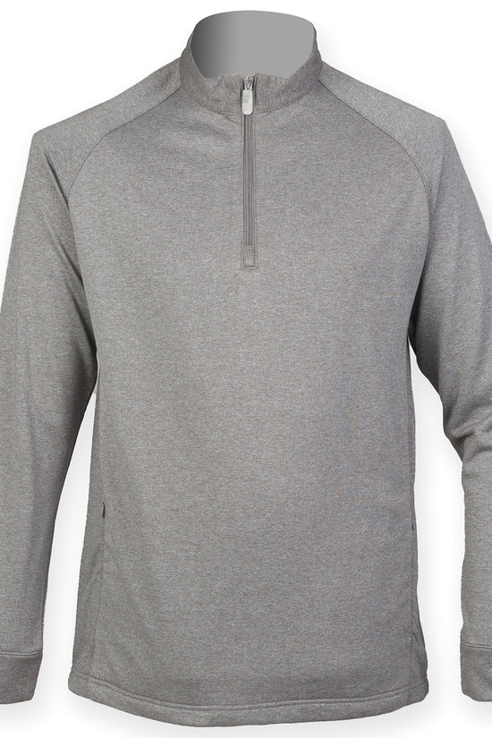 Henbury Mens QuarterZip Sweatshirt with Wicking Finish