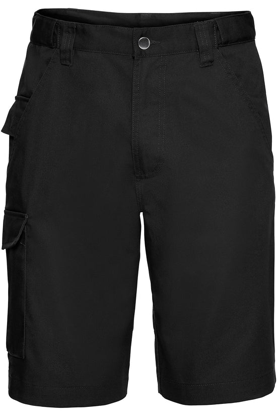 Russell Europe Polycotton Twill Workwear Shorts for Men