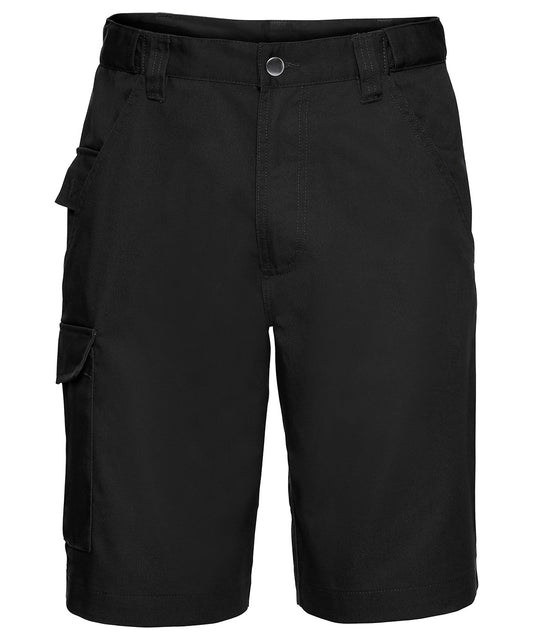 Russell Europe Polycotton Twill Workwear Shorts for Men