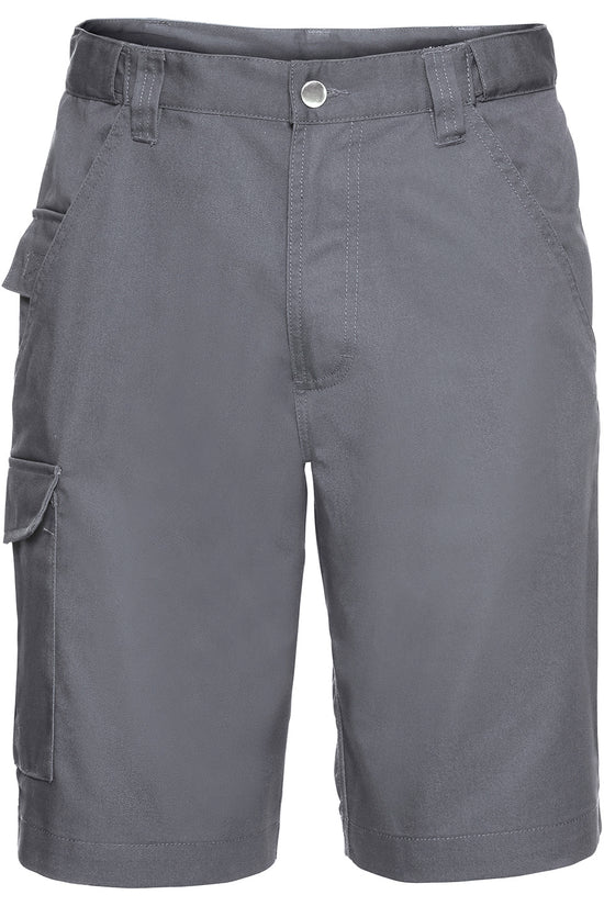 Russell Europe Polycotton Twill Workwear Shorts for Men
