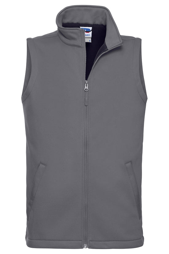 Russell Europe Smart Softshell Gilet for Men Plus Sizes